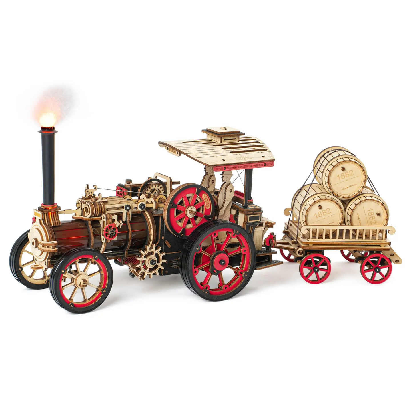 ROKR LKA01 Steam Engine Model 3D Wooden Puzzle Gift