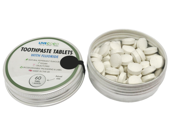 Toothpaste Tablets Peppermint (Fluoride) / 6 month supply (360 tabs)