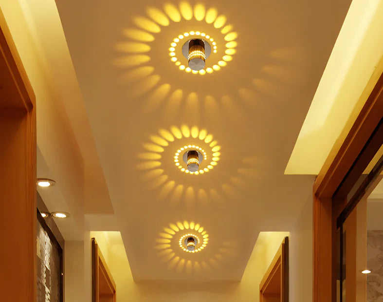 Contemporary LED Multi-Color Wall Light