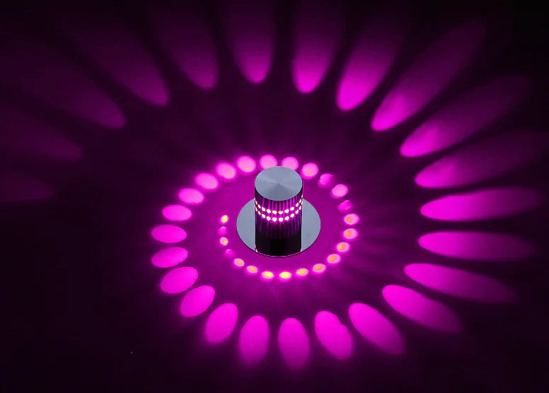 Contemporary LED Multi-Color Wall Light
