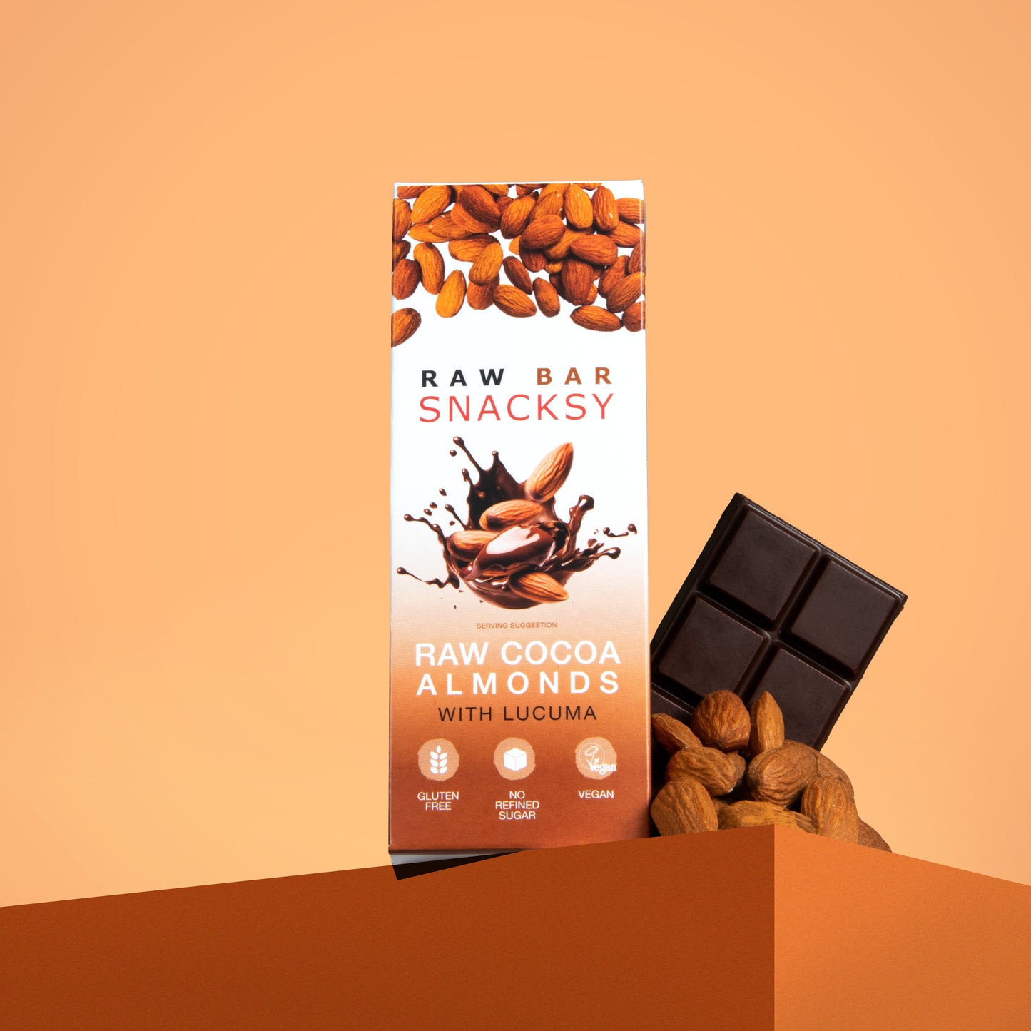 Raw Chocolate Almonds with Lucuma-1