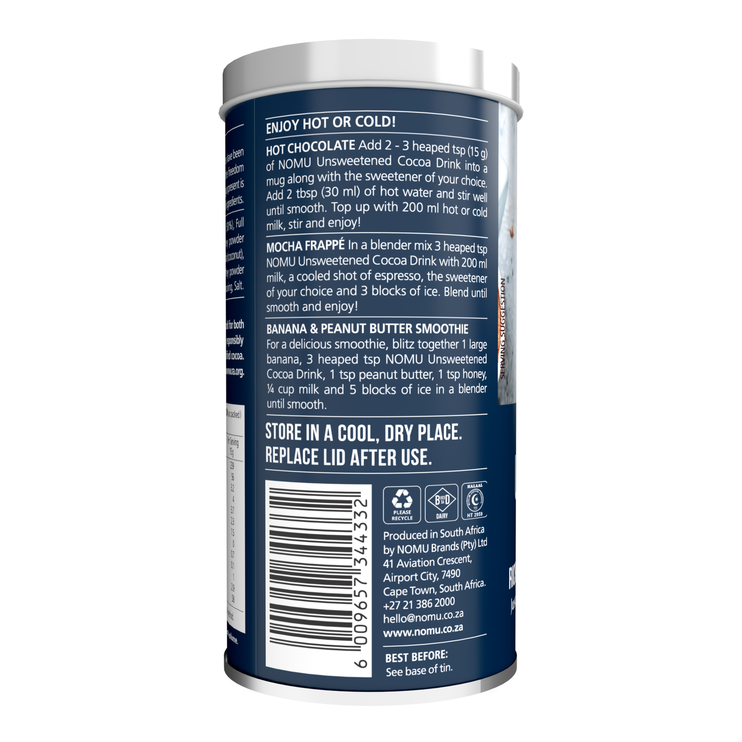 NOMU Unsweetened Cocoa Drink 150g-1