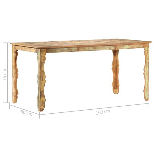 Dining Table Solid Wood Reclaimed