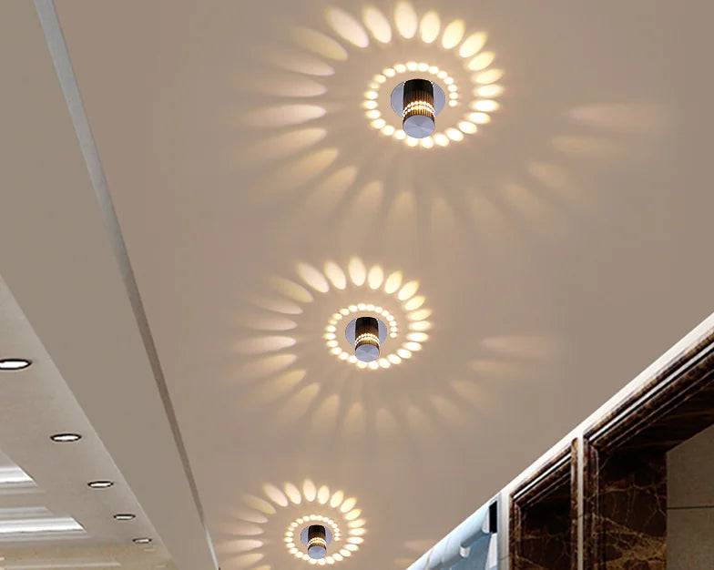 Contemporary LED Multi-Color Wall Light