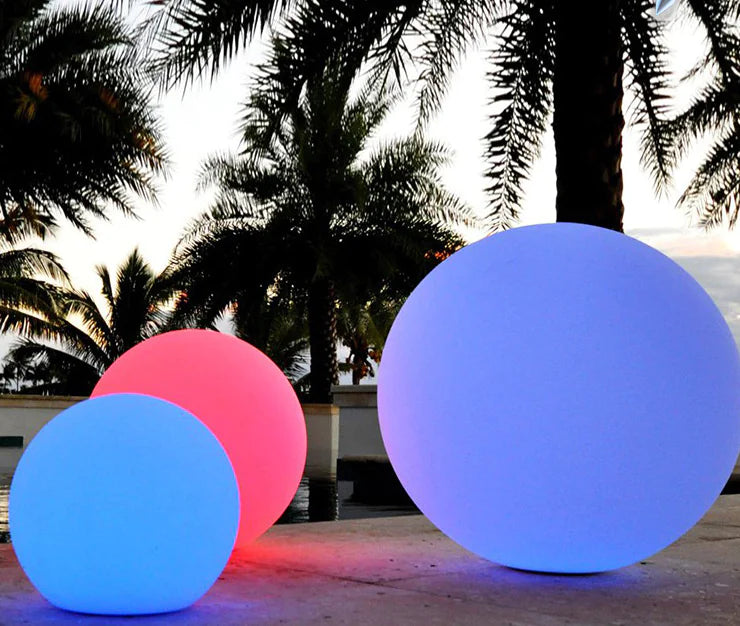 Solar Glow LED Orb Light with Remote