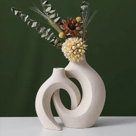 EleganceCraft Ceramic Accent Vase