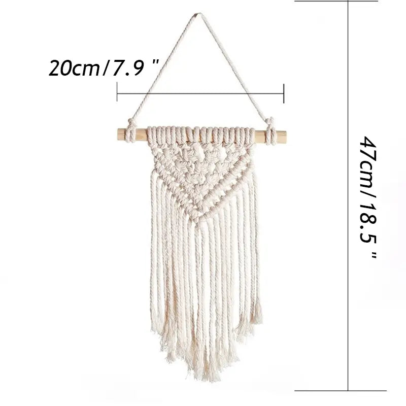 Handmade Macramé Wall Hanging for Bohemian Décor