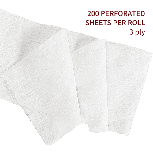 Bamboo Toilet Rolls - 3-Ply, Packs of 24 or 45