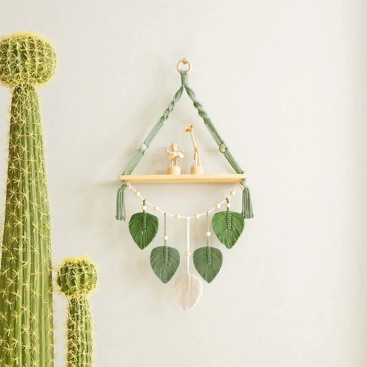 Nordic Wall Décor Handmade Woven Tapestry Shelf