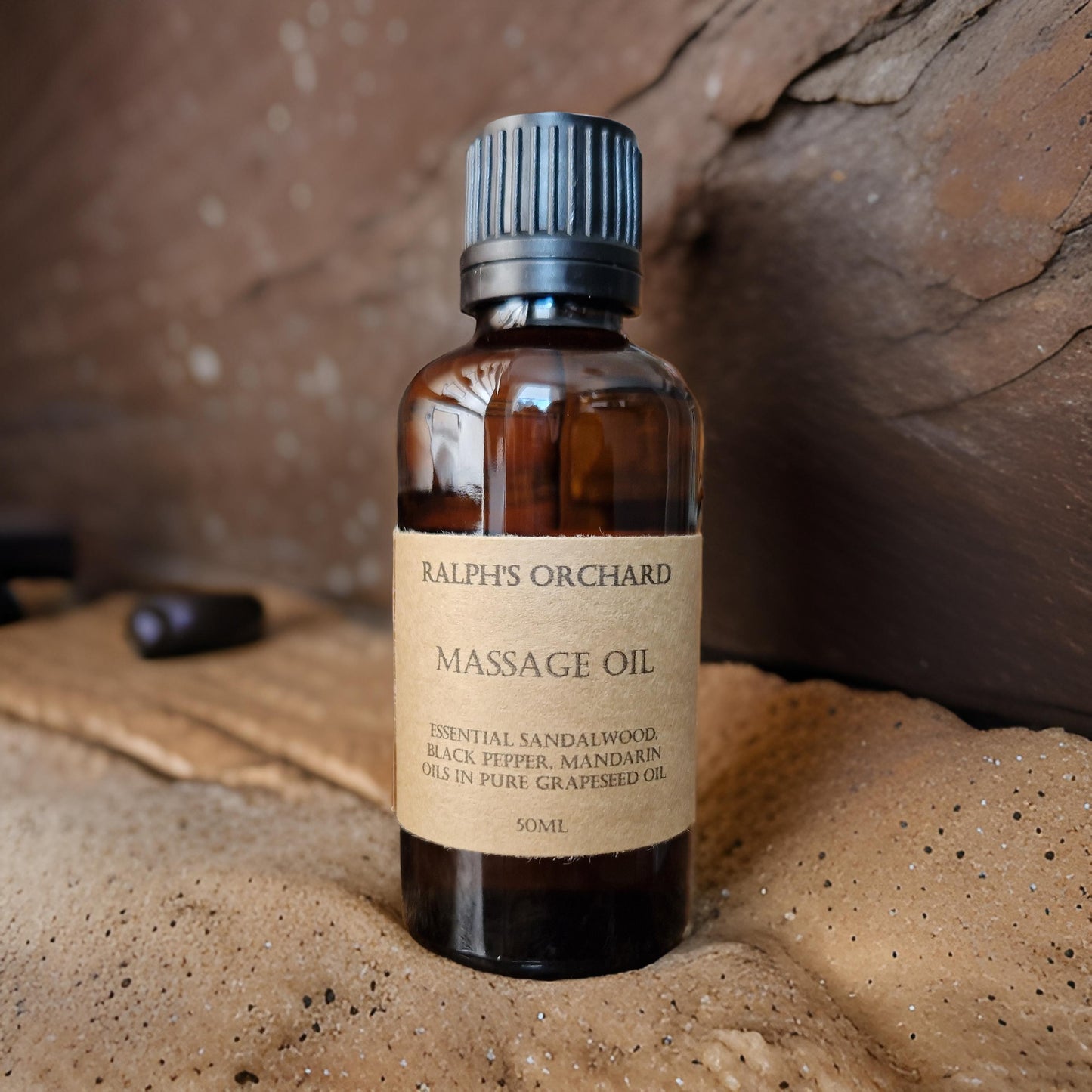 Massage Oil | Sandalwood, Black Pepper & Mandarin | Nag Champa-0