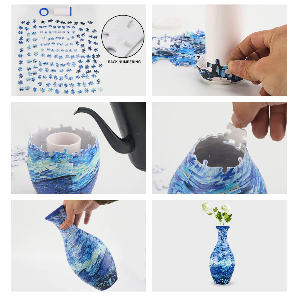 DIY 3D Vase Puzzle Kit