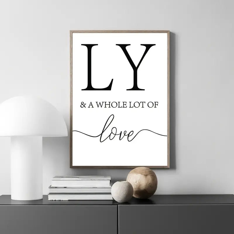 3-Piece Love & Family Canvas Art Set