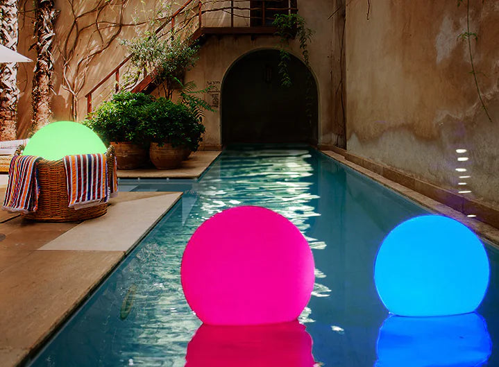 Solar Glow LED Orb Light with Remote