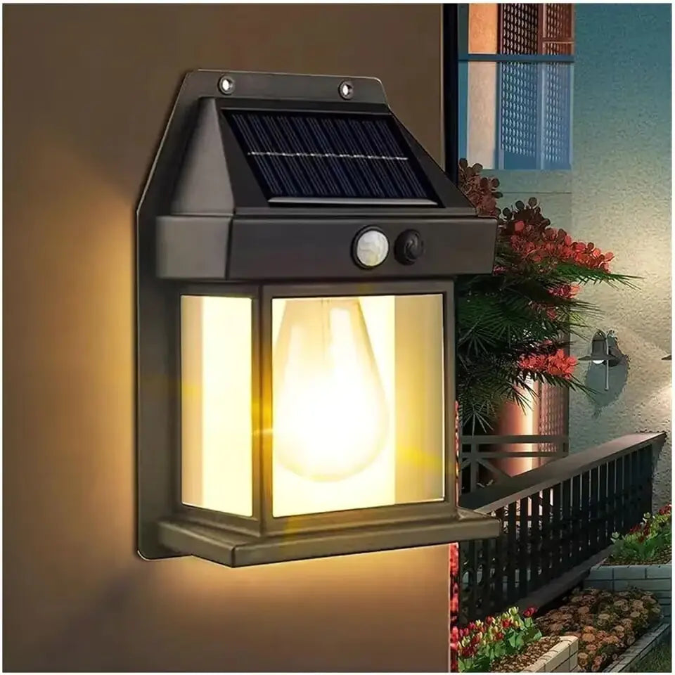 Eco Solar Garden Wall Lamp