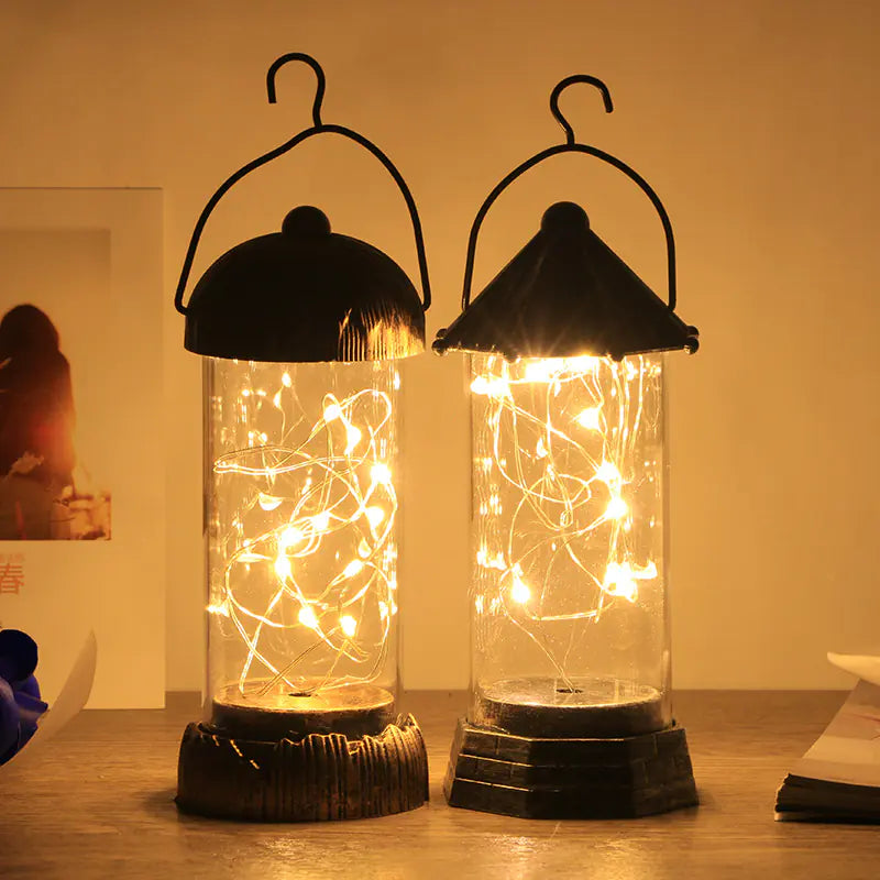 Retro Chic Bedroom Pendant - Vibrant Table Lamp