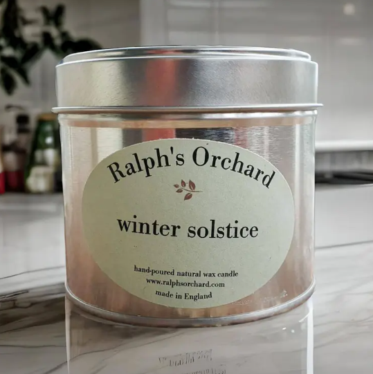 Silver Tin Candles