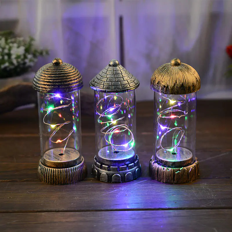 Retro Chic Bedroom Pendant - Vibrant Table Lamp