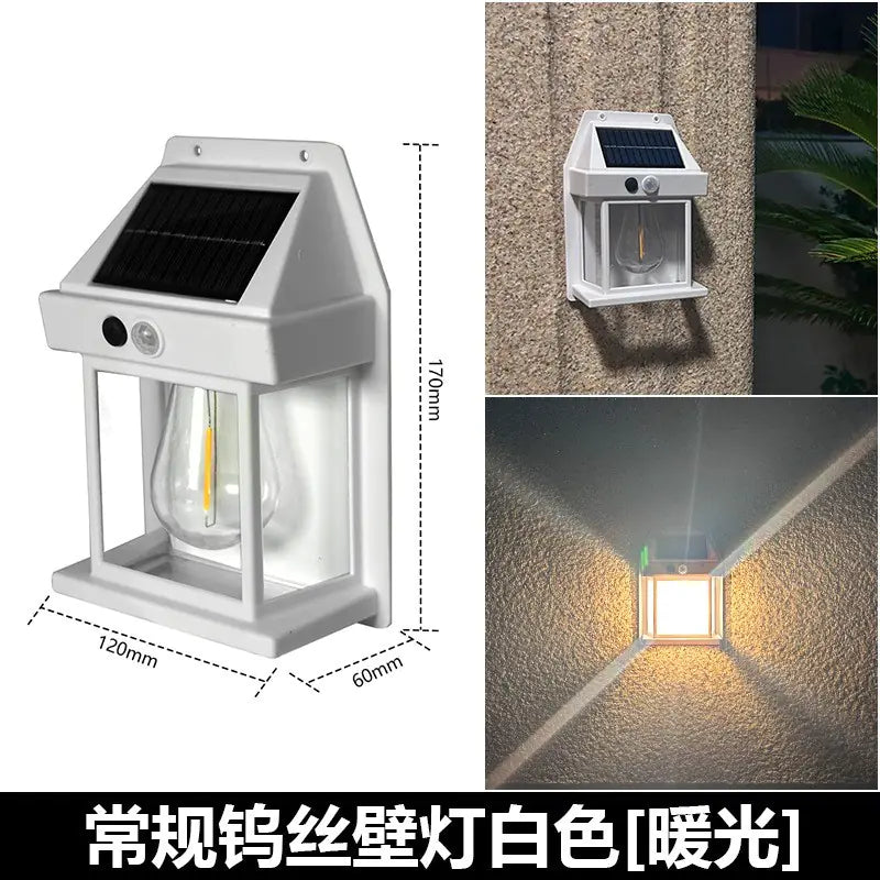 Eco Solar Garden Wall Lamp