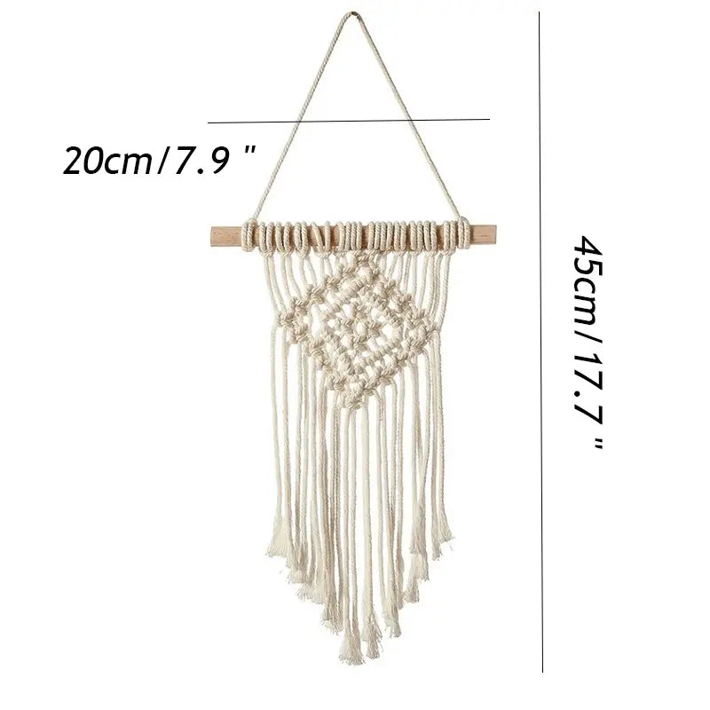 Handmade Macramé Wall Hanging for Bohemian Décor