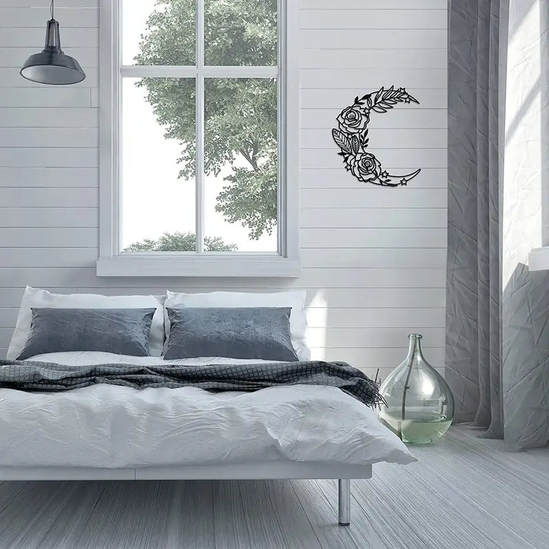 Lunar Cycle Metal Wall Décor