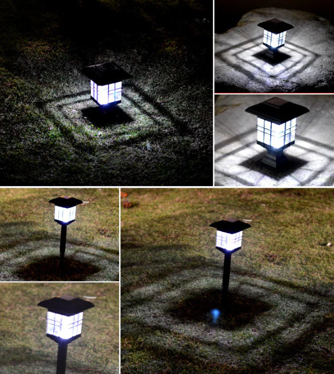 EcoBright Solar Garden Pillar