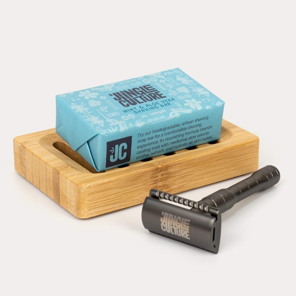 Plastic-free Solid Natural Shaving Soap Bars (100g)