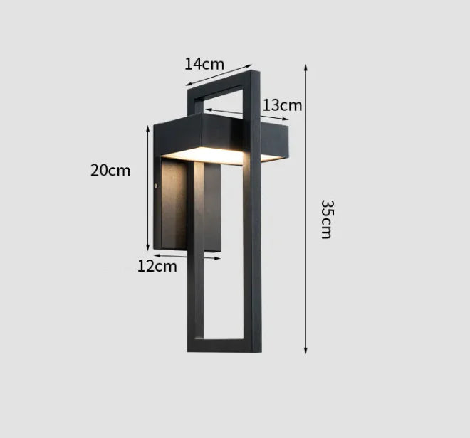 Contemporary Exterior Wall Light