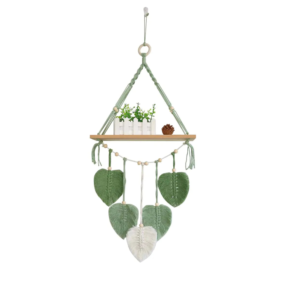 Nordic Wall Décor Handmade Woven Tapestry Shelf