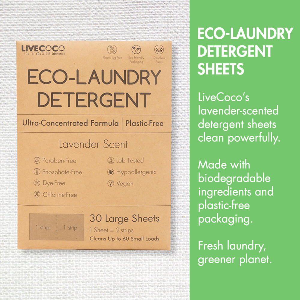 Eco-Laundry Detergent Sheets (Lavender Scent)-1