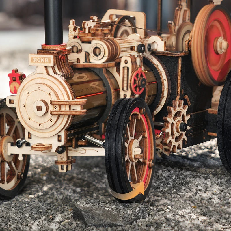 ROKR LKA01 Steam Engine Model 3D Wooden Puzzle Gift