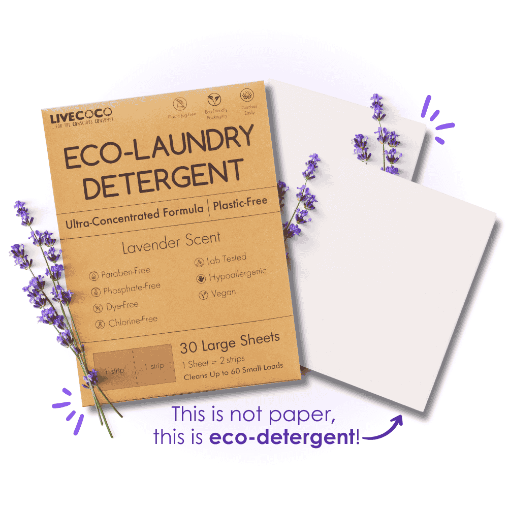 Eco-Laundry Detergent Sheets (Lavender Scent)-0