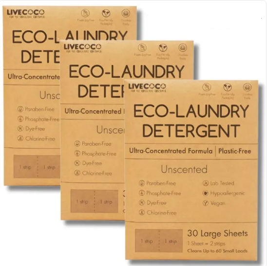 Eco-Laundry Detergent Sheets
