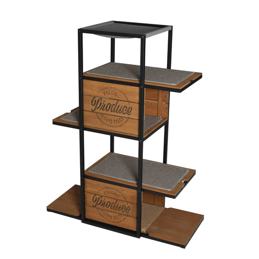 Rustic Retreat Cat Tower