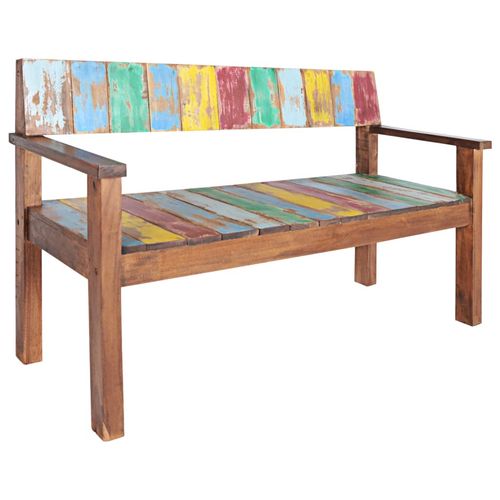 Bench 115cm Solid Reclaimed Wood