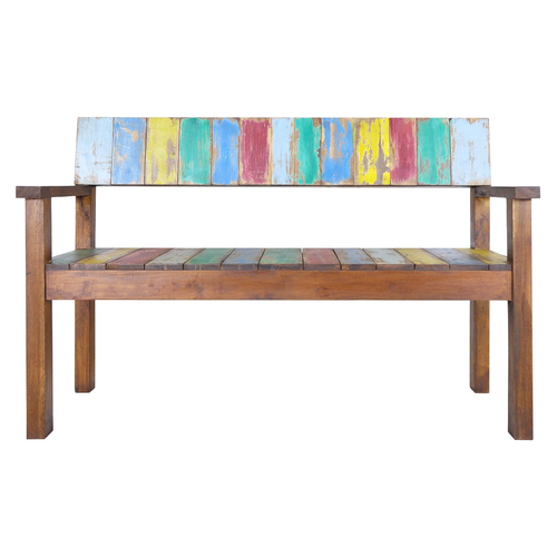Bench 115cm Solid Reclaimed Wood