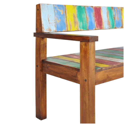 Bench 115cm Solid Reclaimed Wood