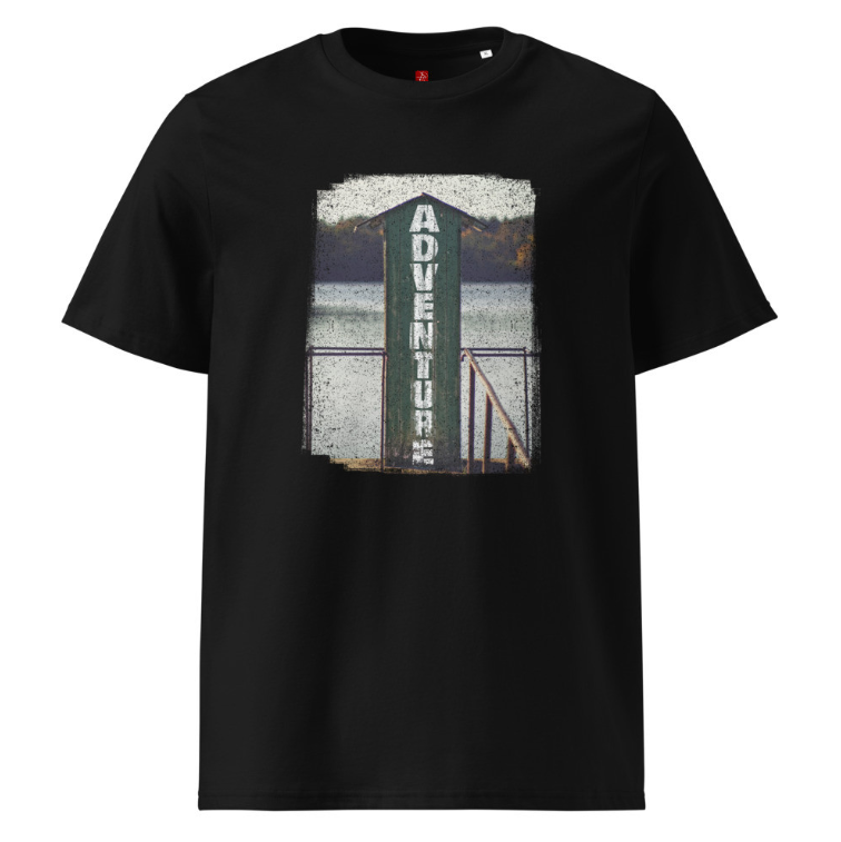 ‘Adventure’ Unisex Organic Cotton T-Shirt – Lake & Forest Design
