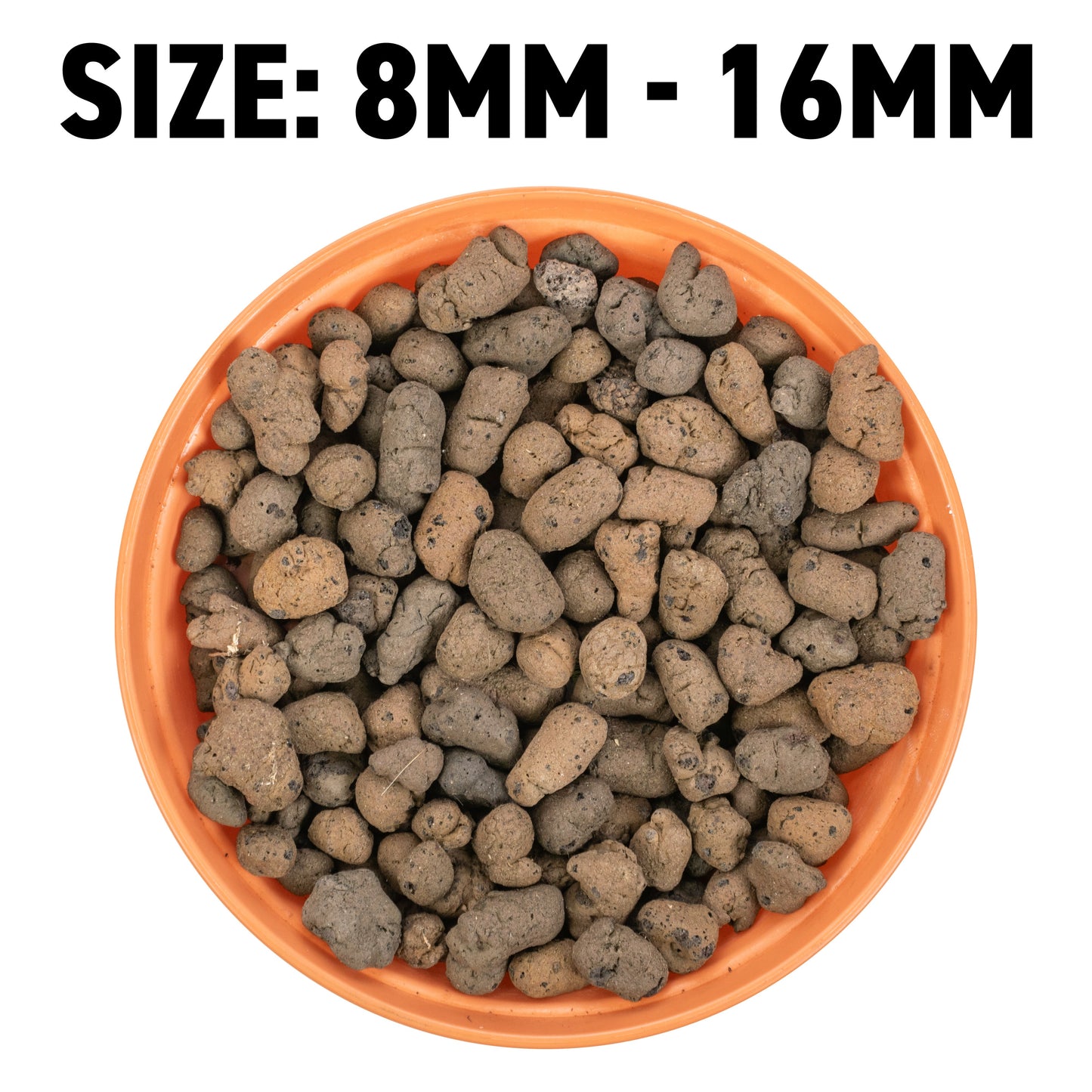 Clay Hydroponic Aggregate Pebbles, 8mm - 16mm-0