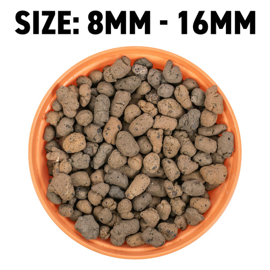 Clay Hydroponic Aggregate Pebbles, 8mm - 16mm-0