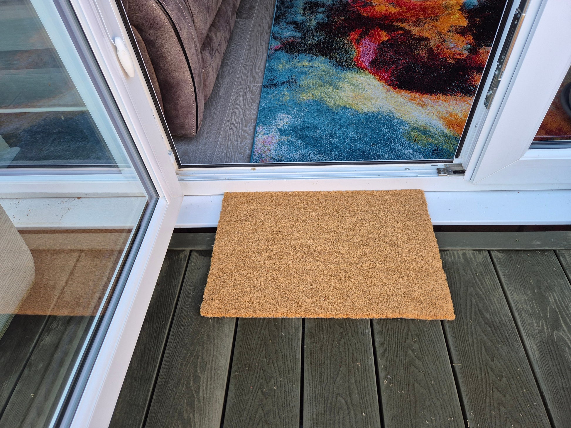 Doormat 60cm x 40cm - Blank - Absorbent Coir Mat for Indoor/Outdoor-3
