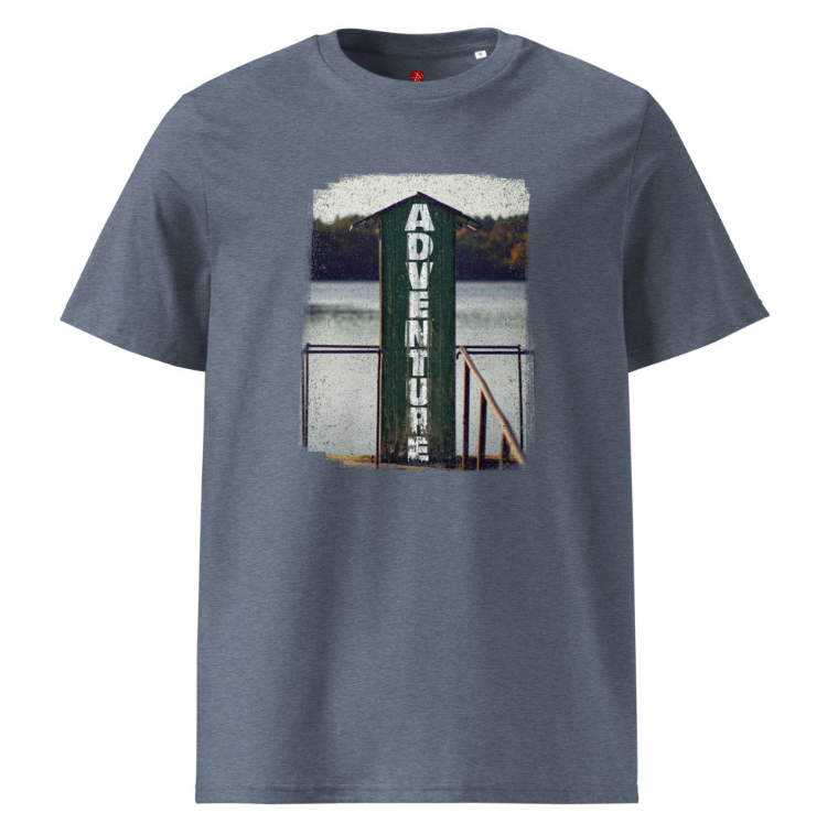 ‘Adventure’ Unisex Organic Cotton T-Shirt – Lake & Forest Design