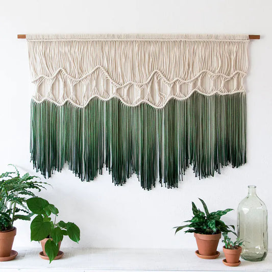 Handcrafted Dyed Woven Tapestry Wall Hanging