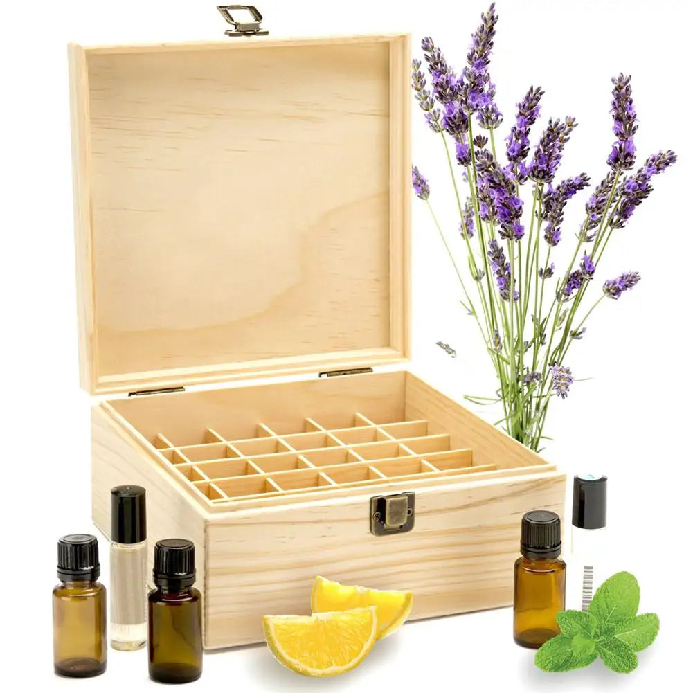 EcoGoss™ Essential Oils Wooden Storage Box