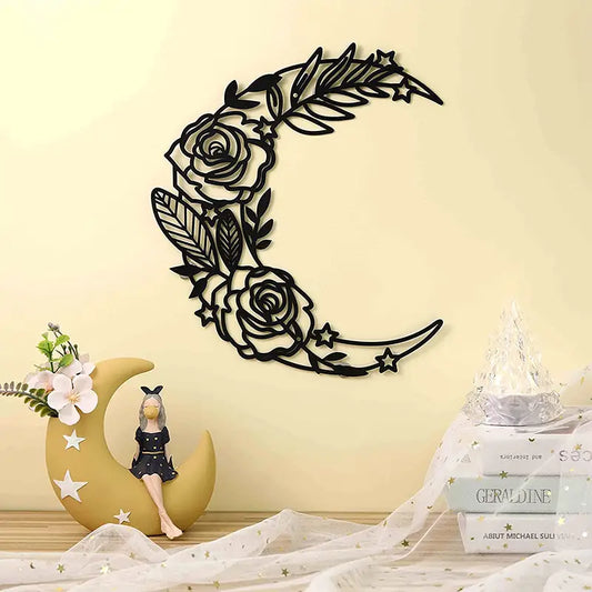 Lunar Cycle Metal Wall Décor
