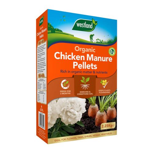 Organic Chicken Manure Pellets - 2.25kg