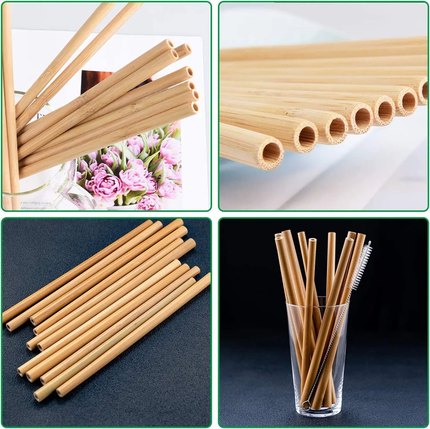 Reusable Bamboo Straw