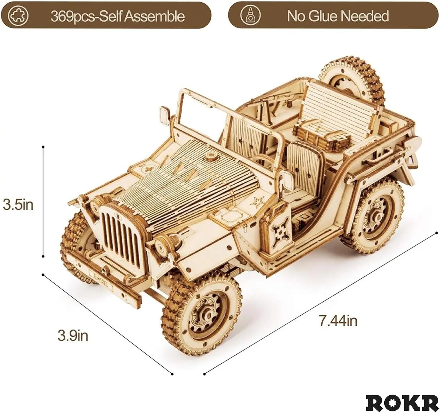 ROKR 3D Wooden Puzzle