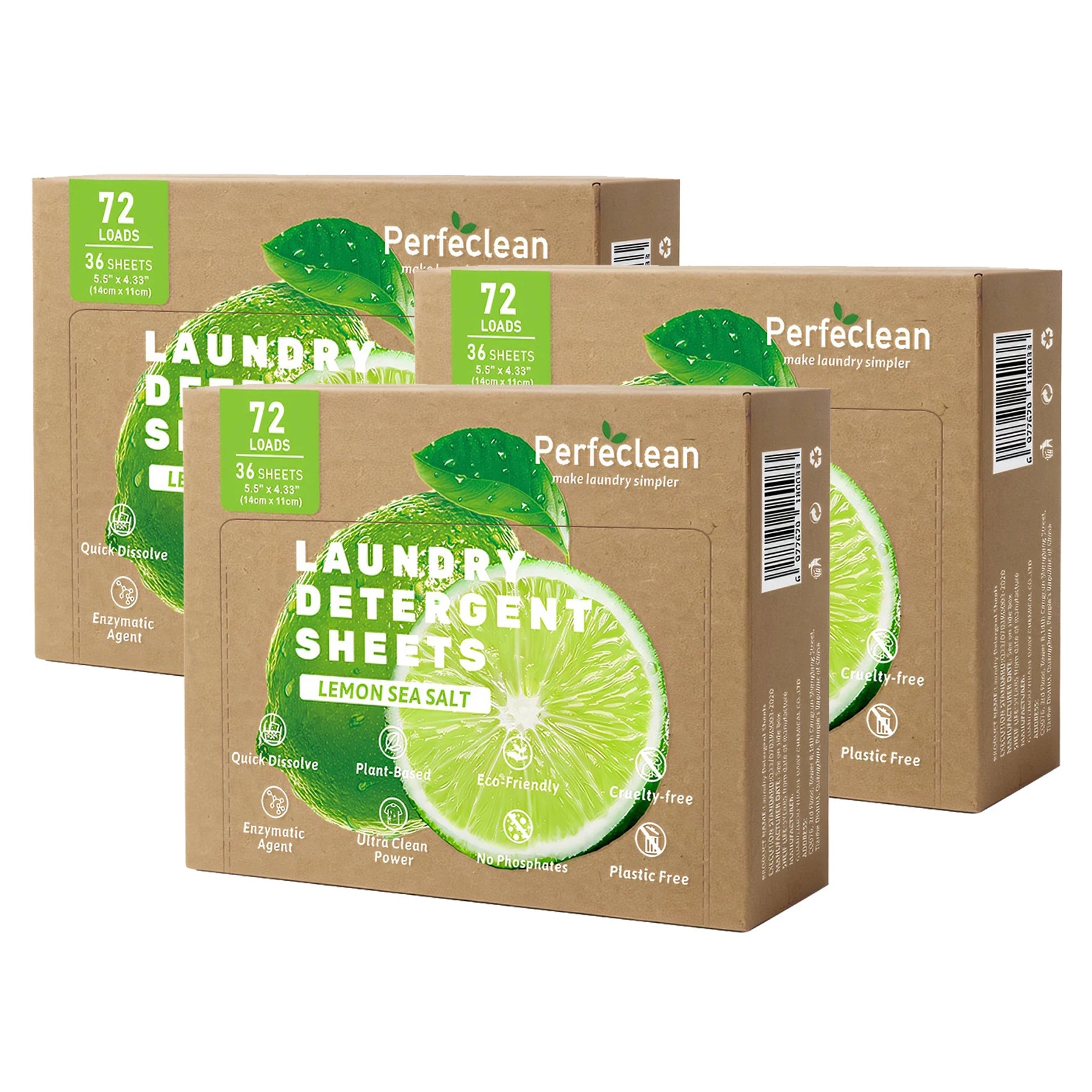 Laundry Detergent Sheets 3-Pack Bundle