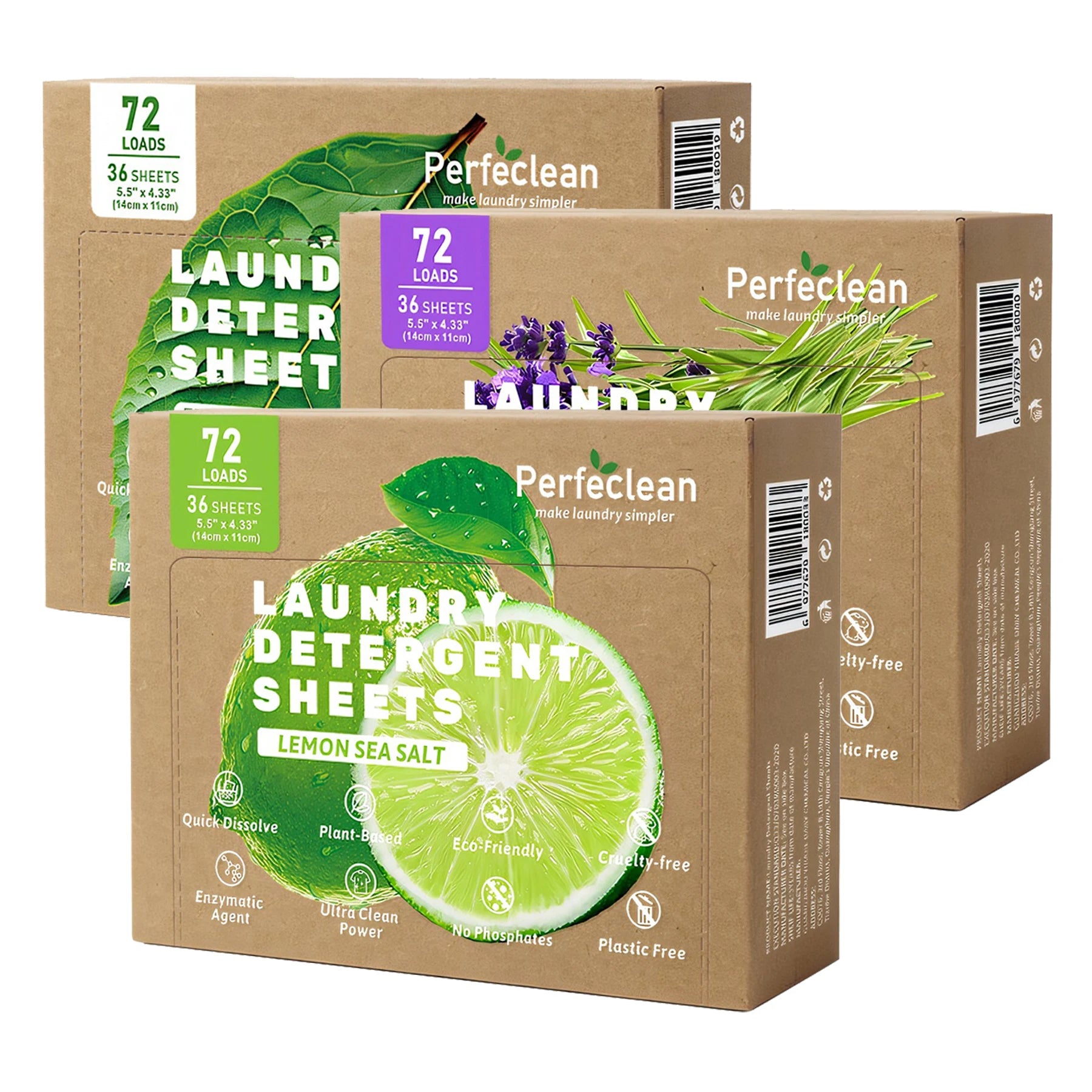 Laundry Detergent Sheets 3-Pack Bundle