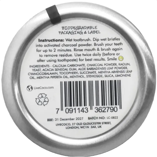 Teeth Cleaning Powder (Vitamins & Aloe Vera Infused)